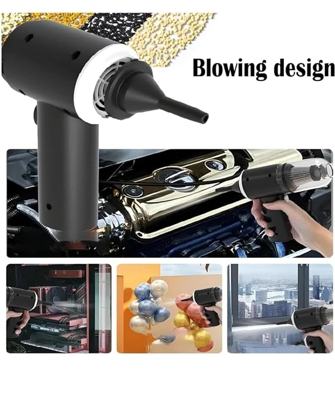 Powerful 3-in-1 Car Vacuum Cleaner and Dust Collector