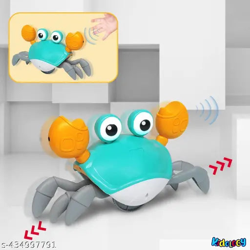 Crawling Crab Baby & Pet Toy: Perfect for Tummy Time and Playtime